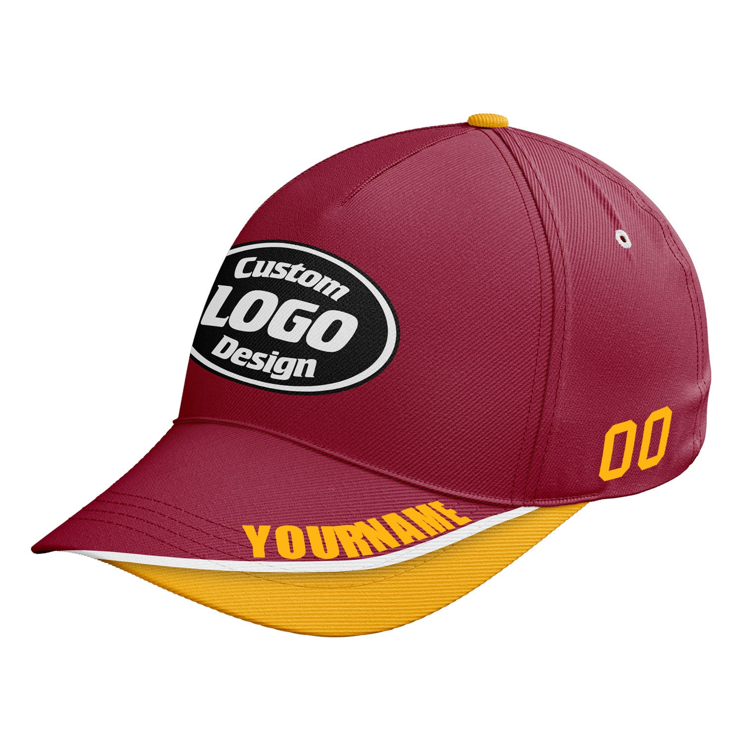 Custom Embroidered Adjustable Baseball Cap - Personalized Sport Hat for Men & Women - D020105 - Perfect for Outdoor Activities, Sports & Casual Wear