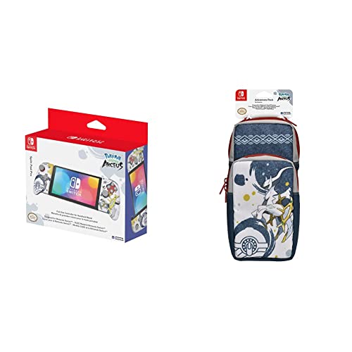 HORI Nintendo Switch Split Pad Pro Ergonomic Controller - Compatible with Switch & Switch Lite | Pokemon Legends: Arceus Edition | Portable Gaming for Travel & Home Use