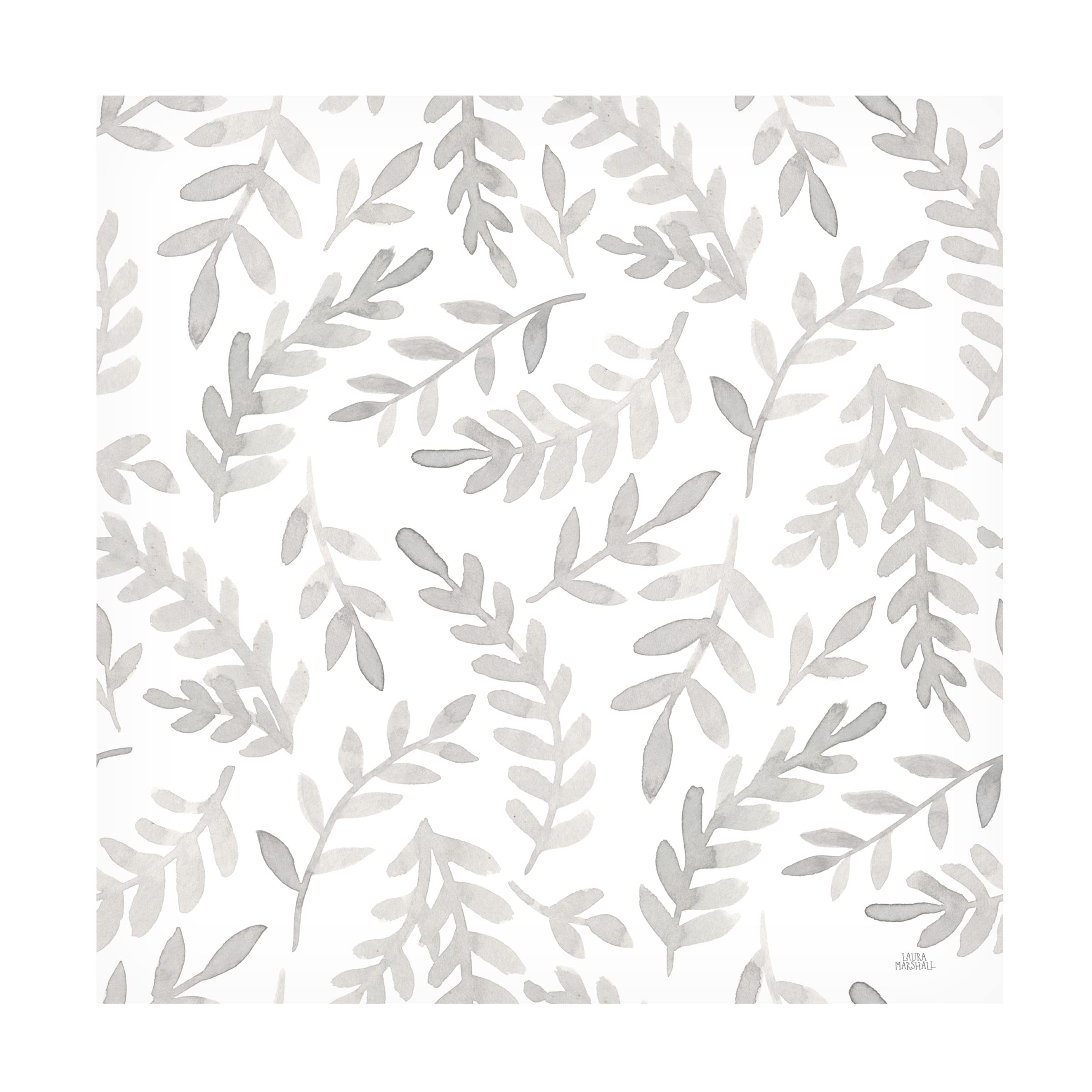 Laura Marshall 'Spring Blooms Pattern IXA' Canvas Wall Art - Floral Home Decor for Living Room, Bedroom & Office - Trademark Fine Art