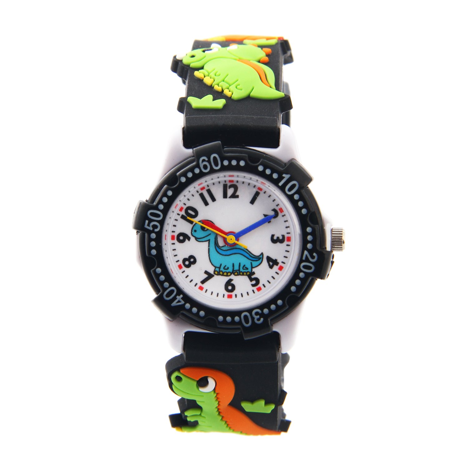 ELEOPTION Kids Watch for Girls Boys - Analog Digital Waterproof Toddler Watch with 3D Cute Cartoon Design, Soft Silicone Strap - Perfect Birthday Gift for School, Playtime & Outdoor Activities