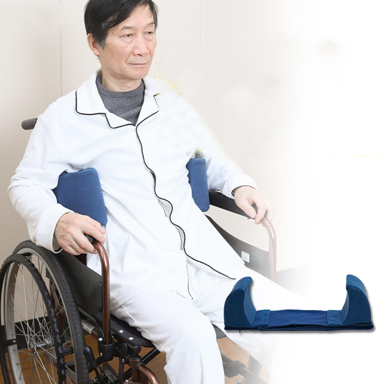 Joyfitness Wheelchair Lateral Support Cushion - Side Body Support Pillow for Wheelchairs, Posture Foam Wedge Cushion - Ideal for Elderly, Disabled & Post-Surgery Comfort