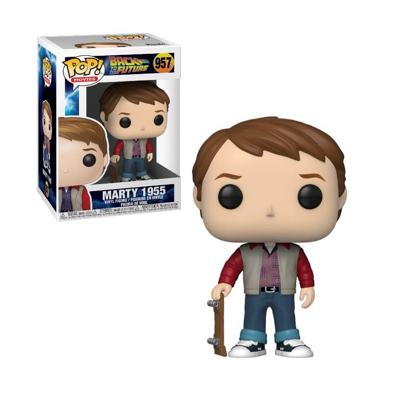 Funko Pop! Back to The Future: Marty McFly 1955 Vinyl Figure #957 - Perfect for Movie Fans & Collectors - Great Gift for Birthday, Christmas & Home Decor