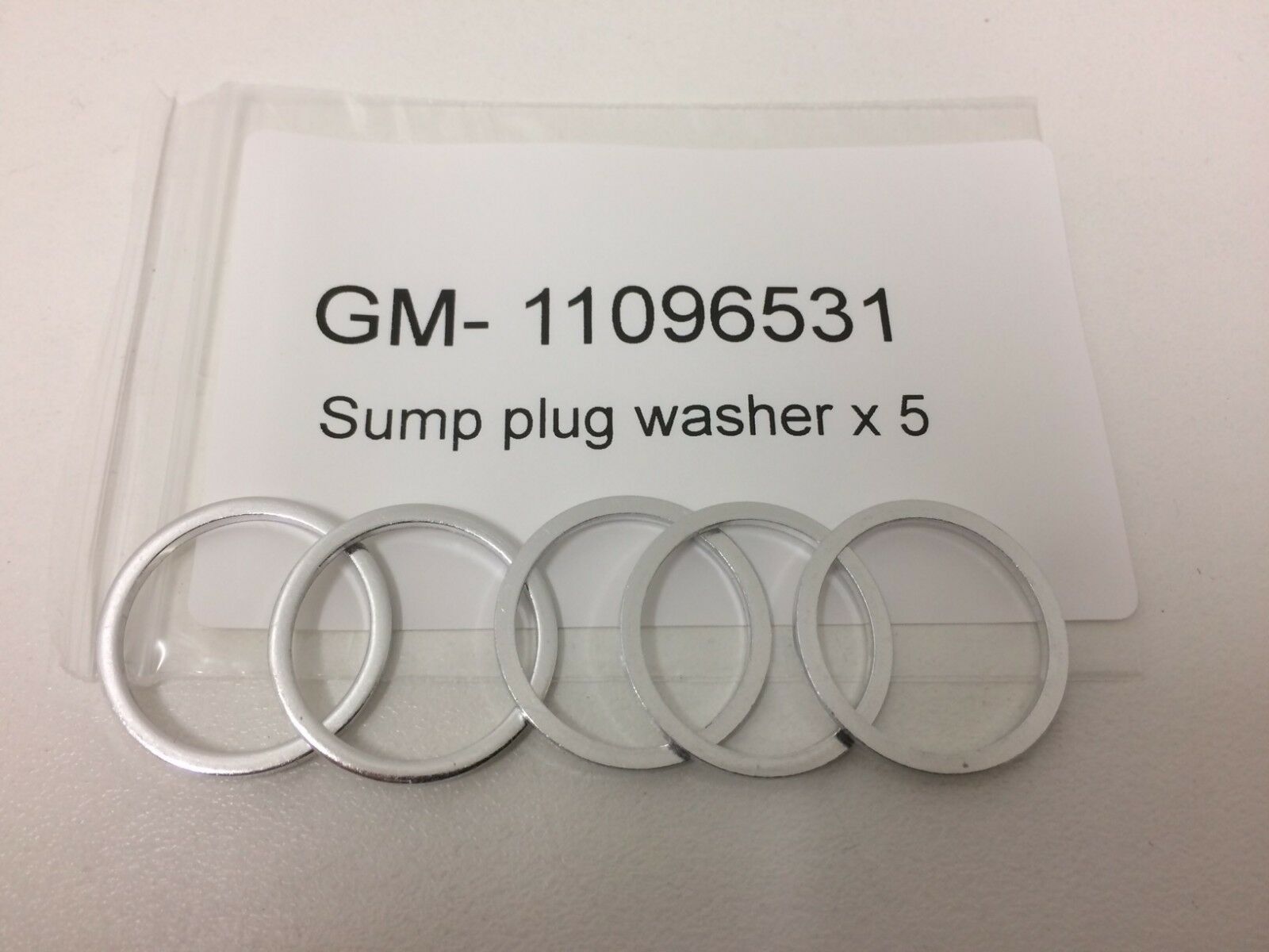 Genuine Holden Commodore VS VT VX VY V6 Engine Sump Plug Washers - 5 Pack - Perfect for Oil Change & Engine Maintenance