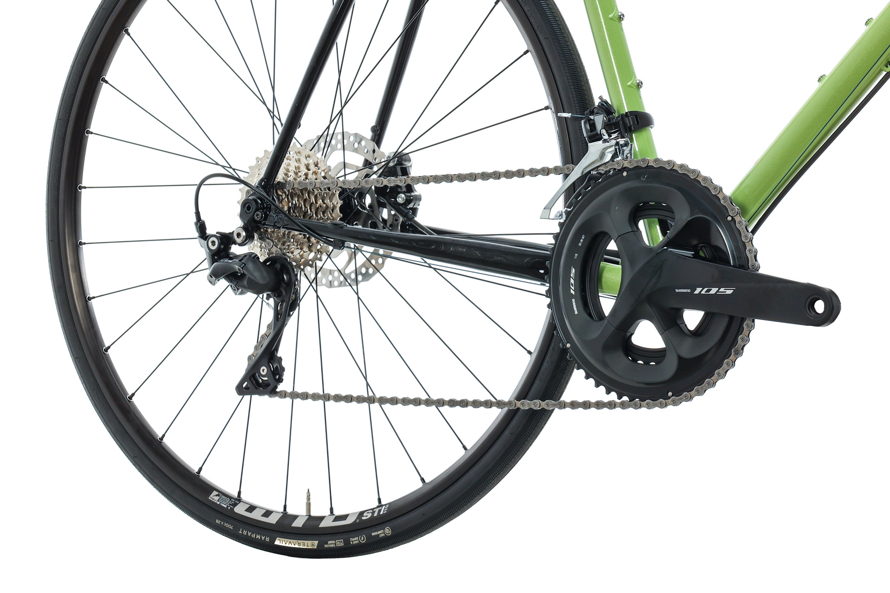 2023 All City Zig Zag 105 Road Bike - 61cm Carbon Frame for Urban Commuting & Long-Distance Cycling