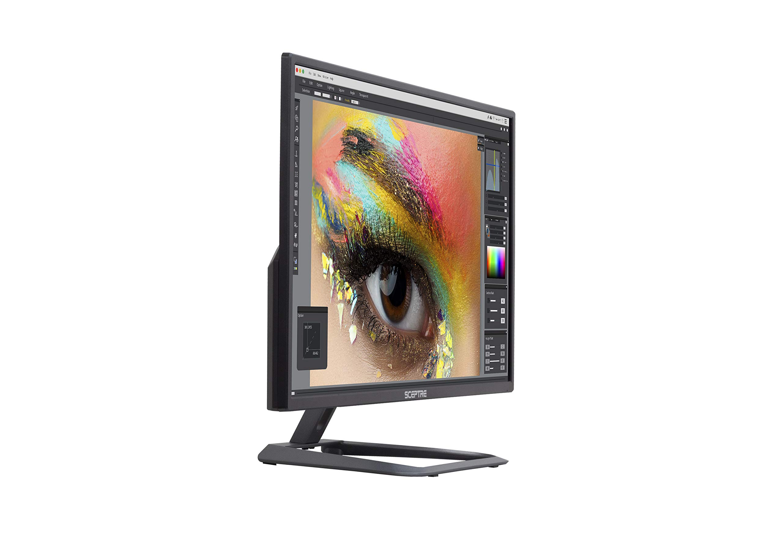 Sceptre 27-inch 4K UHD IPS LED Monitor - 75Hz Refresh Rate, DisplayPort, HDMI, DVI Ports, Built-in Speakers, Frameless Design, Black (U279W-4000R) - Perfect for Gaming, Office Work, and Home Entertainment