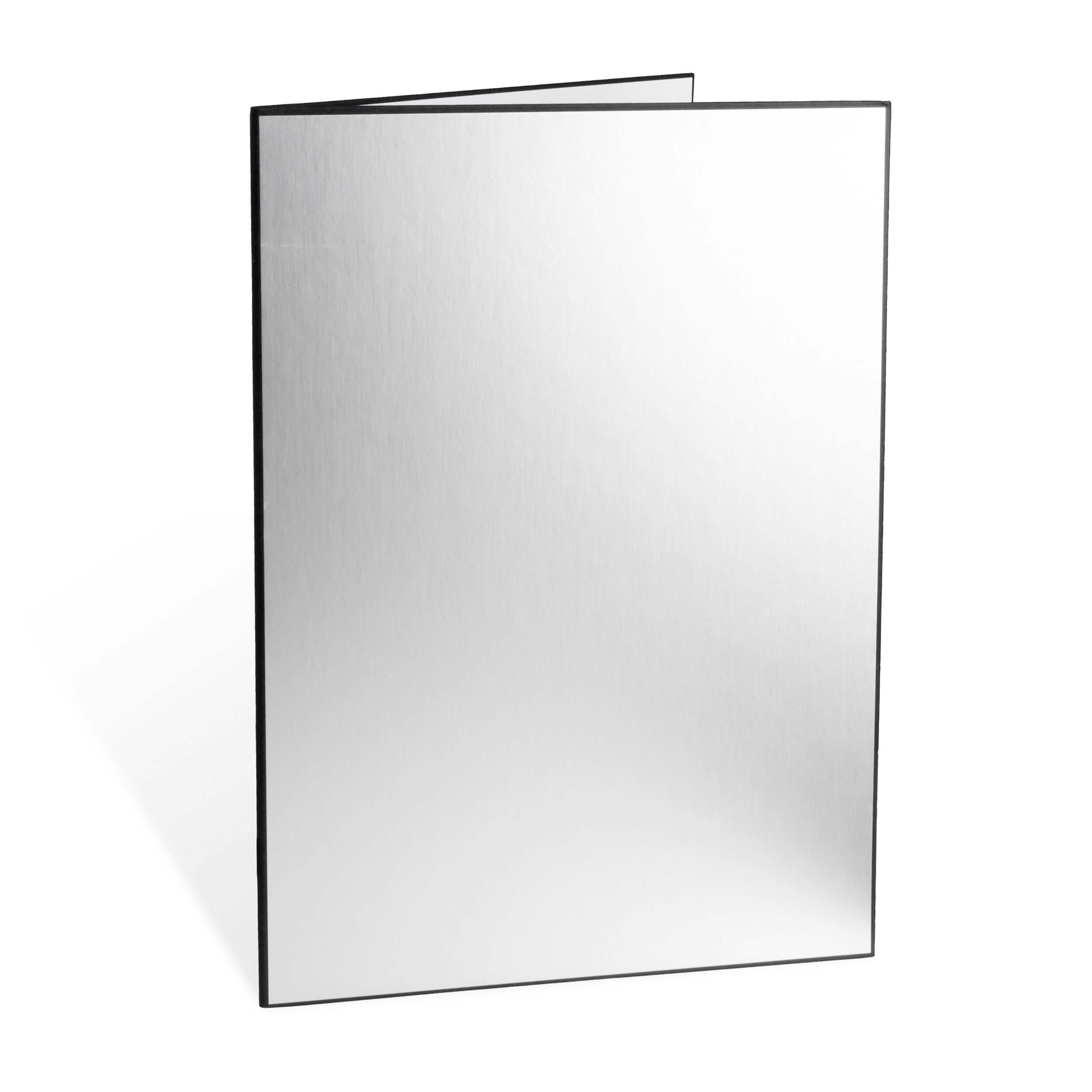 Mini Table Top V Flat Light Reflector Board - Soft Silver, Black & White - 29x42x0.5cm - Perfect for Product Photography, YouTube Videos & Portrait Lighting