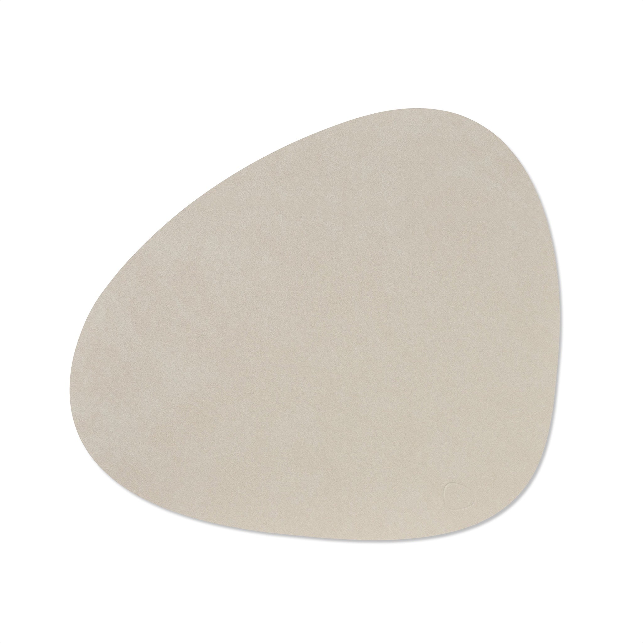 LIND DNA Nupo Curve Table Placemat Large - Premium Oyster White Placemat for Dining Table, Kitchen, and Restaurant - Elegant & Durable Table Setting Accessory for Everyday Use and Special Occasions