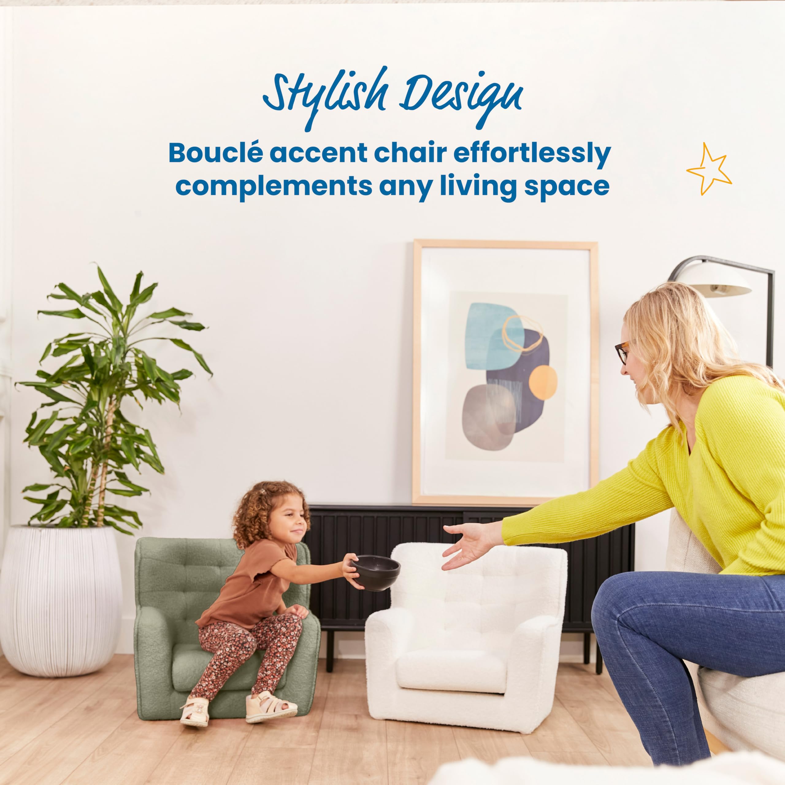 ECR4Kids Mila Arm Chair for Kids - Dark Sage Green Children's Chair | Perfect for Classroom, Playroom & Home Study Furniture