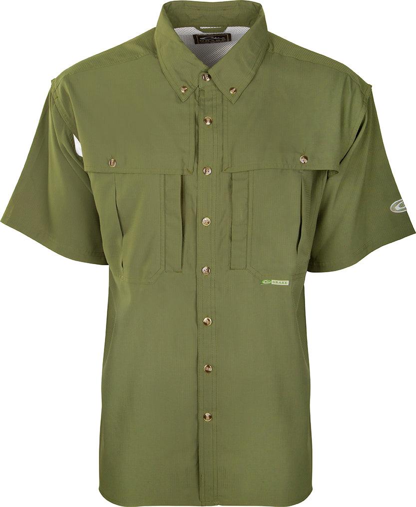 Lightweight Youth Short Sleeve Wingshooter Shirt for Hunting & Outdoor Activities - Breathable Performance Top for Young Shooters