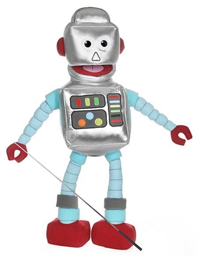 Rodney Robot Large 75cm Hand Puppet - Interactive Plush Toy for Kids, Storytelling & Educational Play - Perfect for Classroom, Birthday Parties & Family Fun (Code 35)