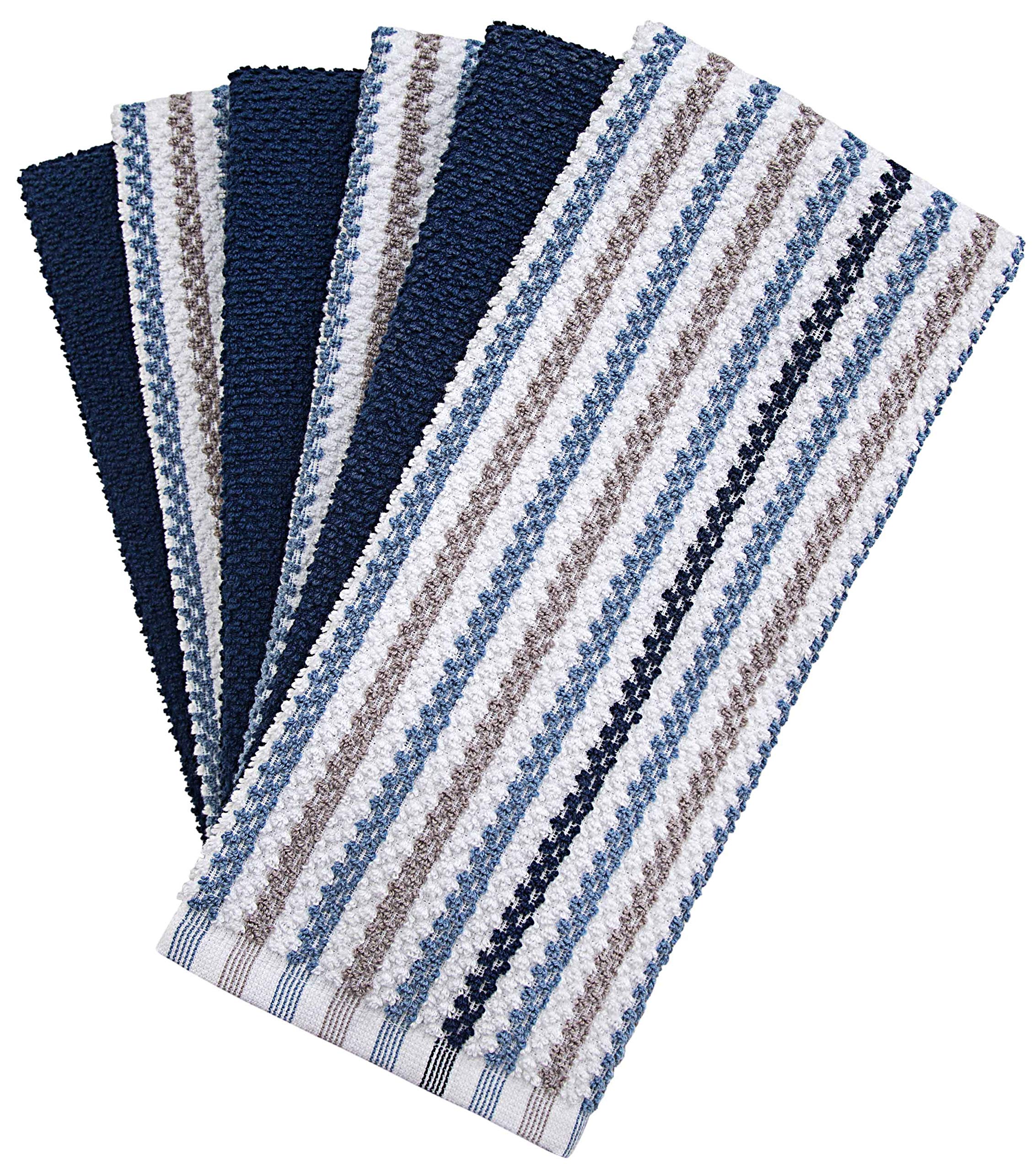 Premium Cotton Kitchen Towels Set of 6 (16