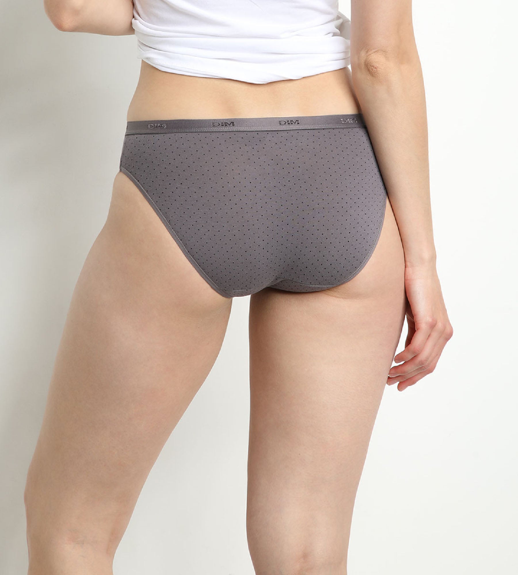 3 Pack Women's Printed Black & Gray Cotton Underwear with Pockets - Soft, Breathable & Comfortable for Everyday Wear, Travel & Gym