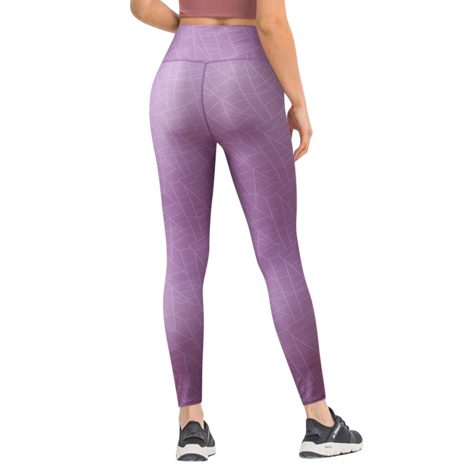 High Waist Gym Leggings for Women - Workout Running Yoga Compression Pants with Tummy Control - Perfect for Training, Jogging, Pilates & Lounge Wear