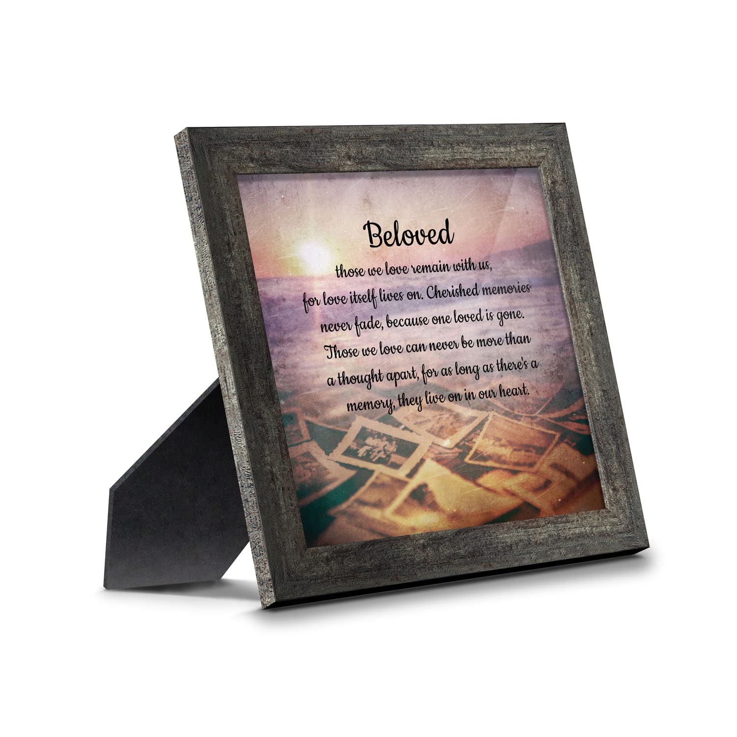 Crossroads Home Décor Memorial Photo Frame - Cherished Memories of Loved Ones, 8676BW - Perfect for Displaying Family Photos & Honoring Special Moments
