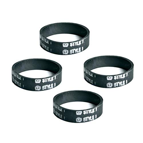 Dirt Devil Hand Vacuum Replacement Belt - 4 Pack (Compatible with Part #1232240001) - Perfect for Quick Cleaning of Cars, Upholstery, and Tight Spaces