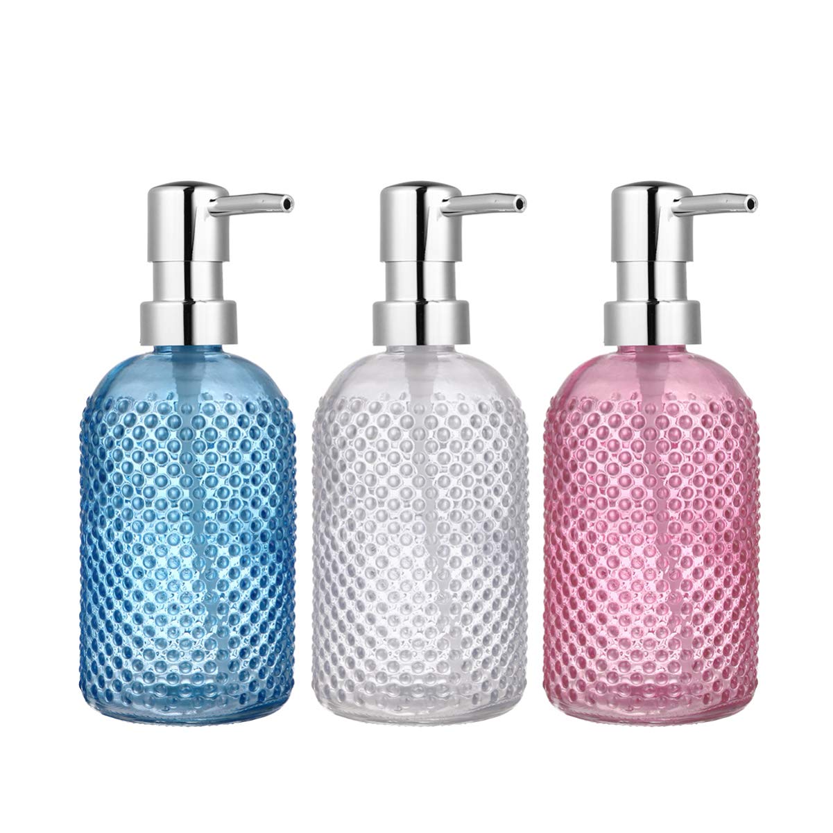 3Pcs Cabilock Shampoo Travel Bottles - Leak-Proof Refillable Toiletries Containers for Shower Gel, Lotion & Body Wash - Portable Pump Dispenser for Home & Travel Use (Great for Gym, Vacation & Daily Hygiene)