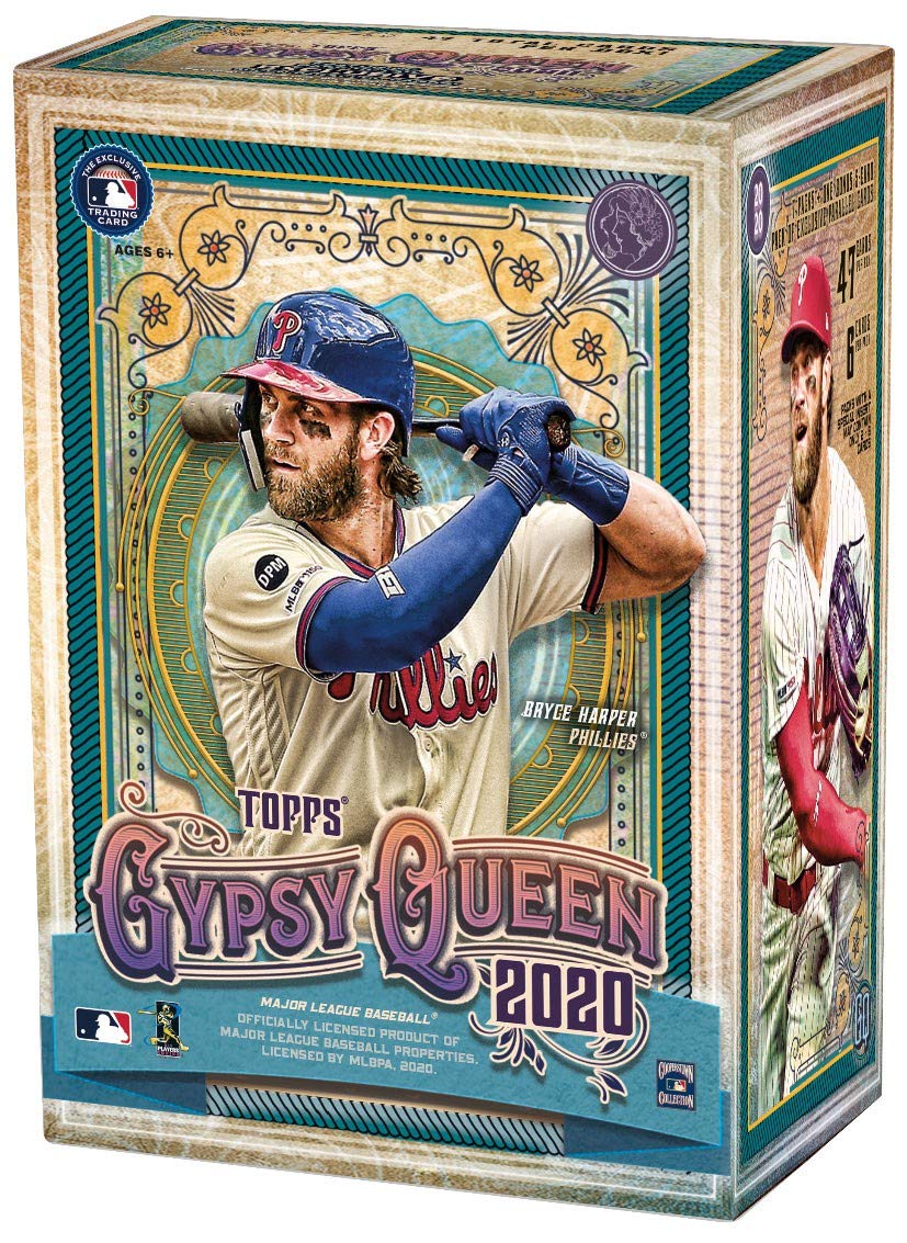 Topps 2020 Gypsy Queen Baseball Cards Retail Value Box - 50 Trading Cards with Chase Inserts - Perfect for Collectors, Gifts & Fantasy Baseball Enthusiasts