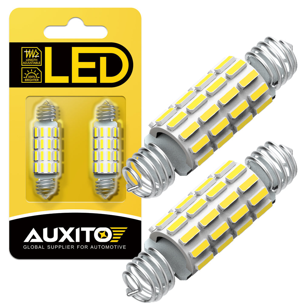 AUXITO 578 LED Festoon Bulb - 211-2 & 212-2 Replacement - Bright Interior Lights for Car Dome, Trunk, and Map Lights - Energy Efficient & Long Lasting