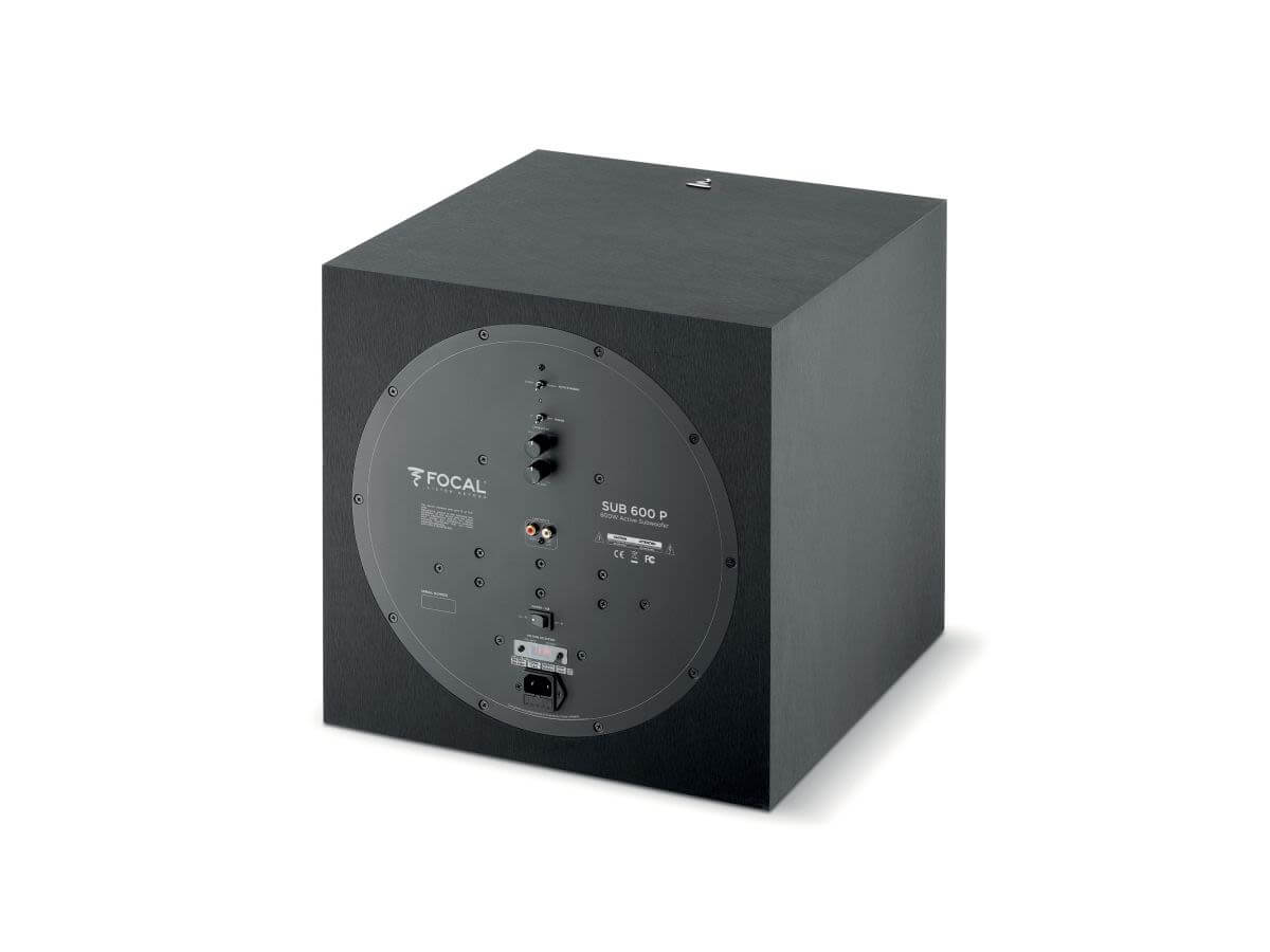 Focal Sub 600P High Power Subwoofer - Deep Bass Home Theater & Music System for Audiophiles | Perfect for Movie Nights, Gaming & Party Sound Systems