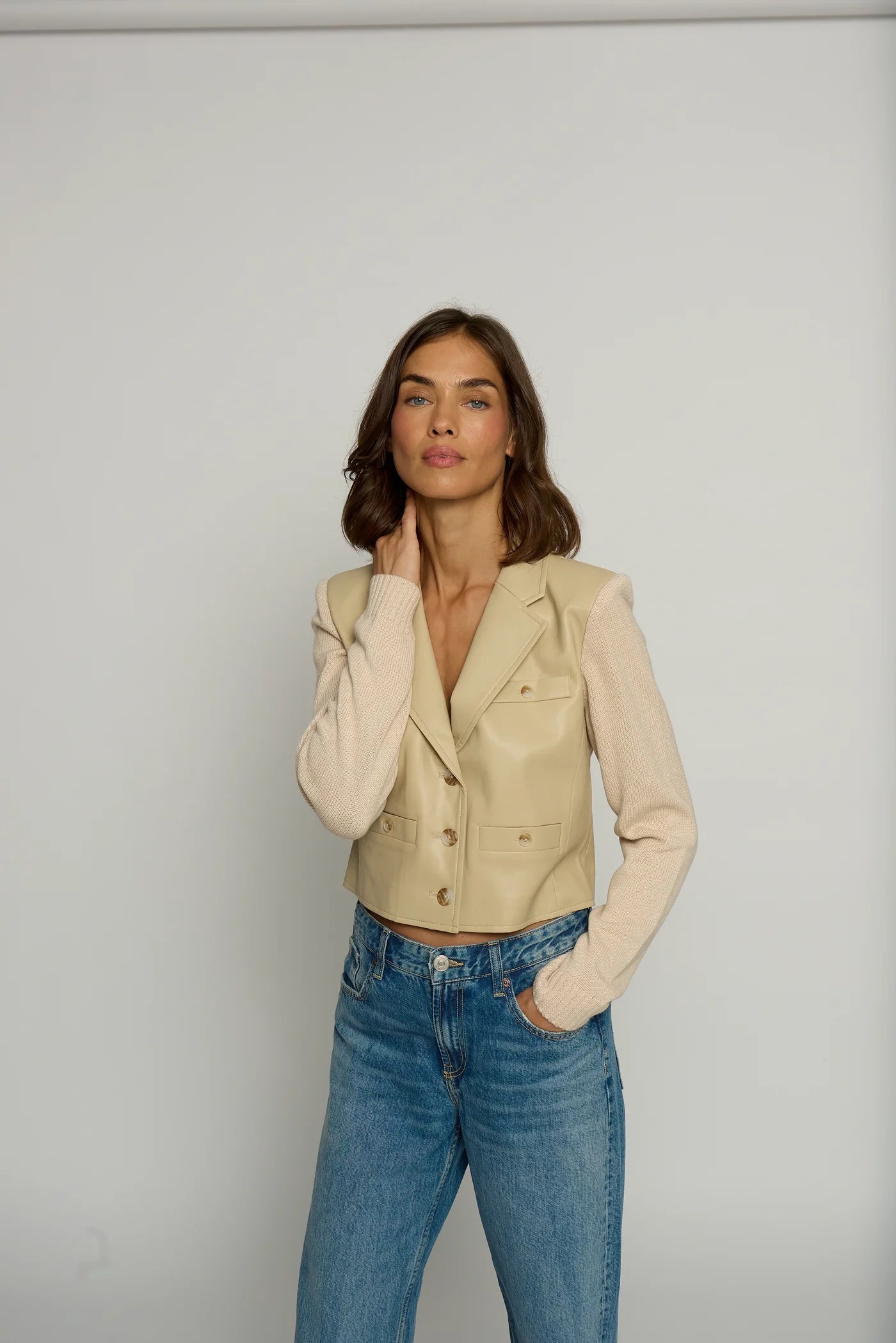 Vegan X Bomber Sweater Jacket - Stylish Vegan Leather Outerwear for Men & Women | Perfect for Casual Wear, Street Fashion & Fall Layering