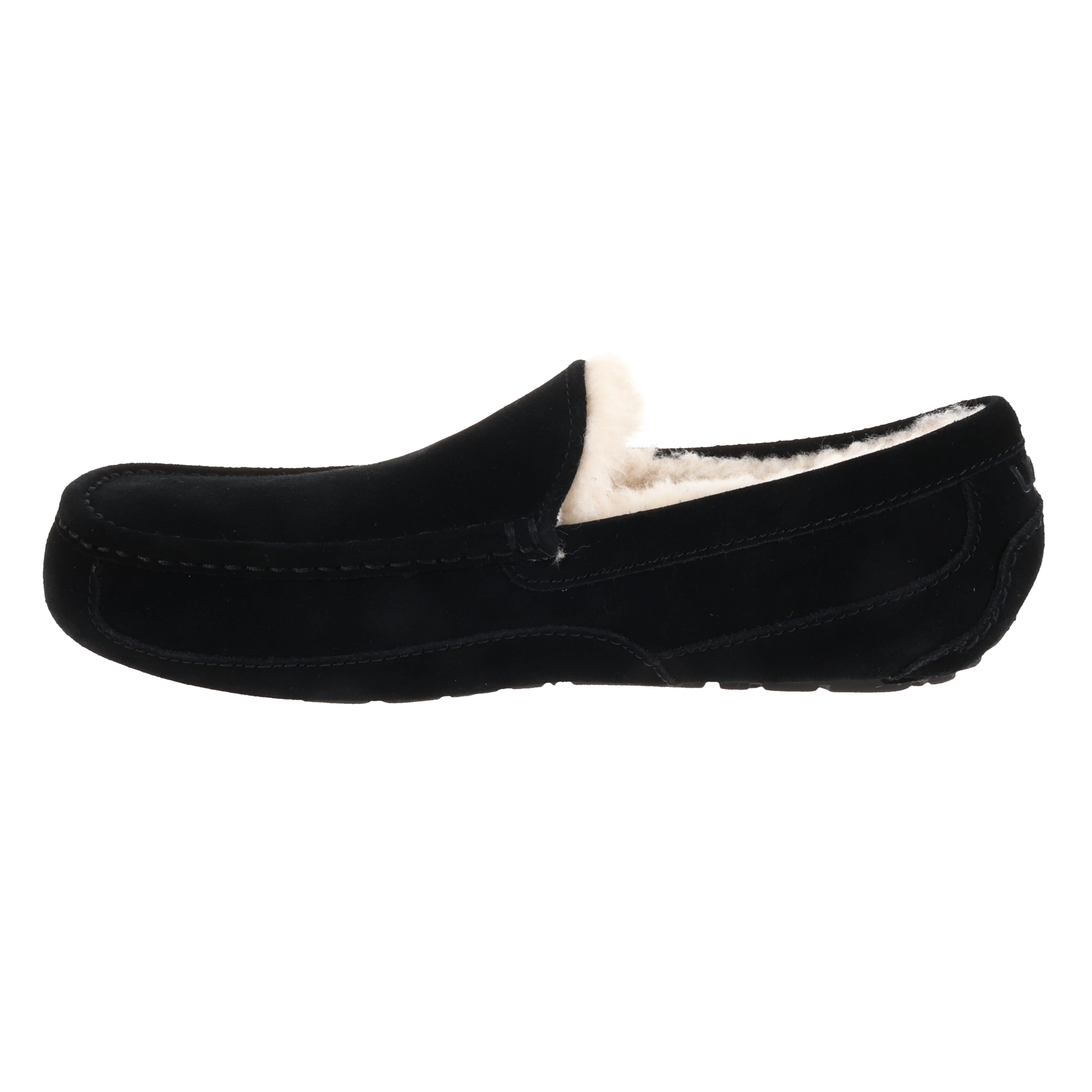 Men's UGG Ascot Slippers in Black - Cozy Indoor/Outdoor House Shoes for Winter Comfort & Warmth