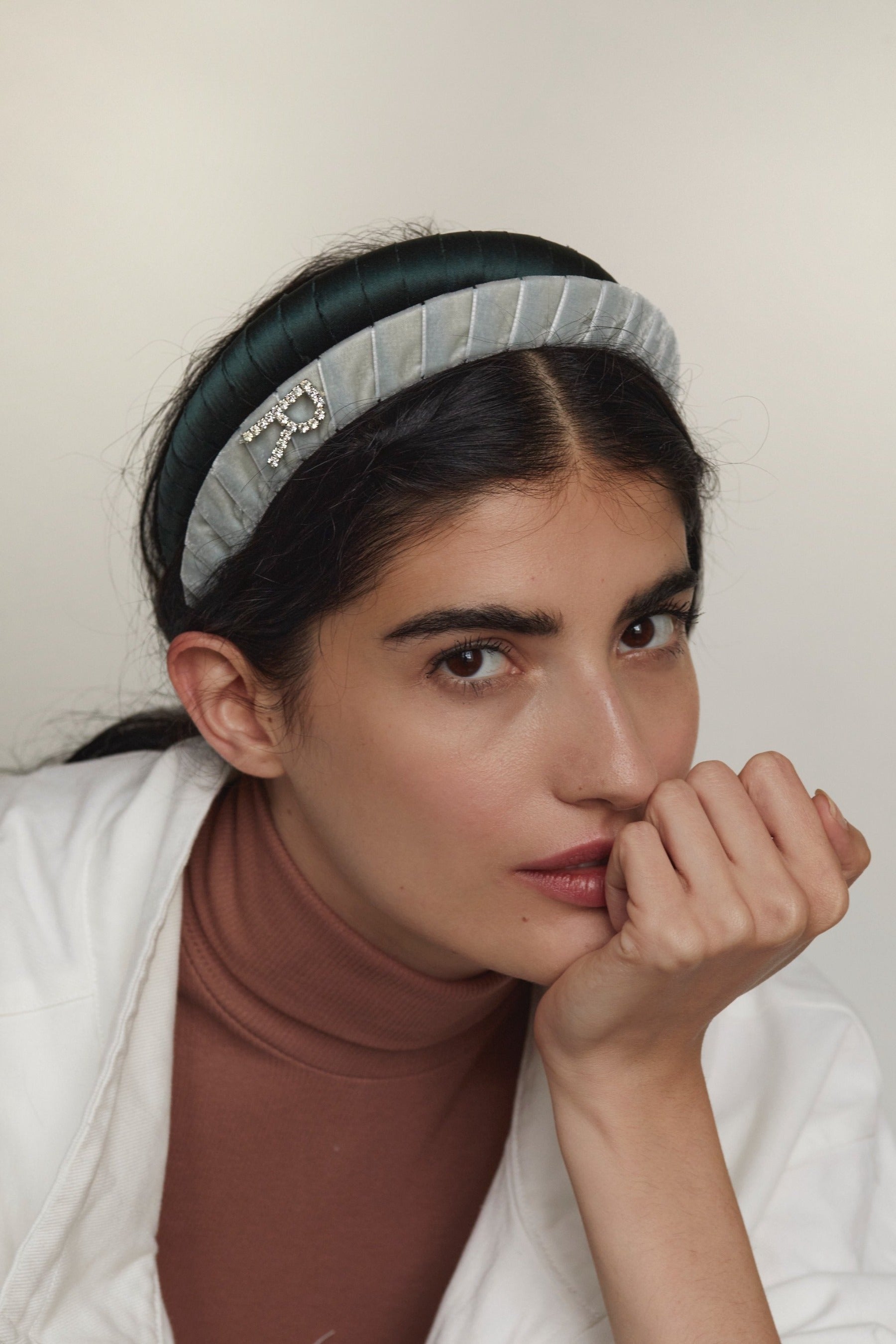 Monogram Headband for Women - Custom Embroidered Hair Accessories for Sports, Workouts & Fashion - Perfect for Yoga, Running & Everyday Style