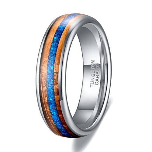 Whisky Wood & Opal-6mm