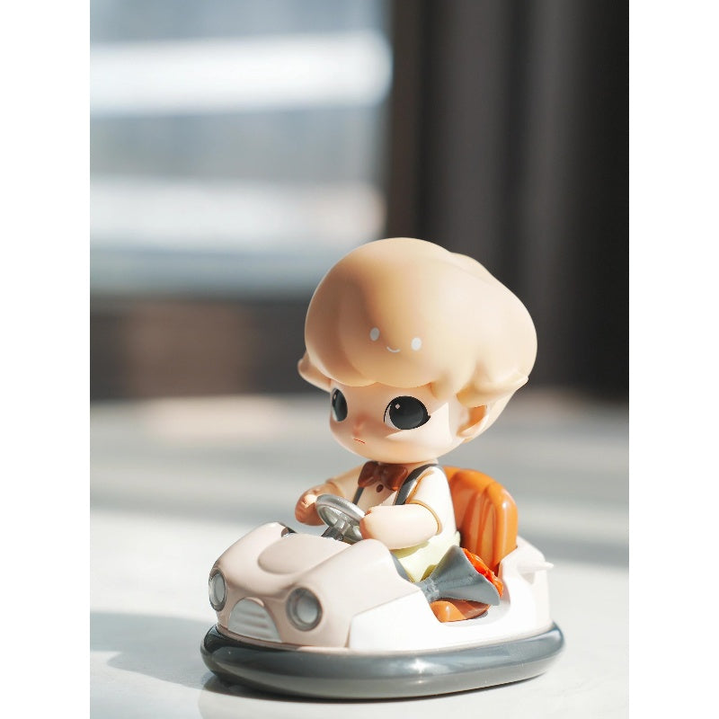 DIMOO Dating Series Joyriding Bumper Car - Cute Collectible Blind Box Figure for Anime Fans & Toy Collectors - Perfect for Home Decor, Gifts, and Party Favors