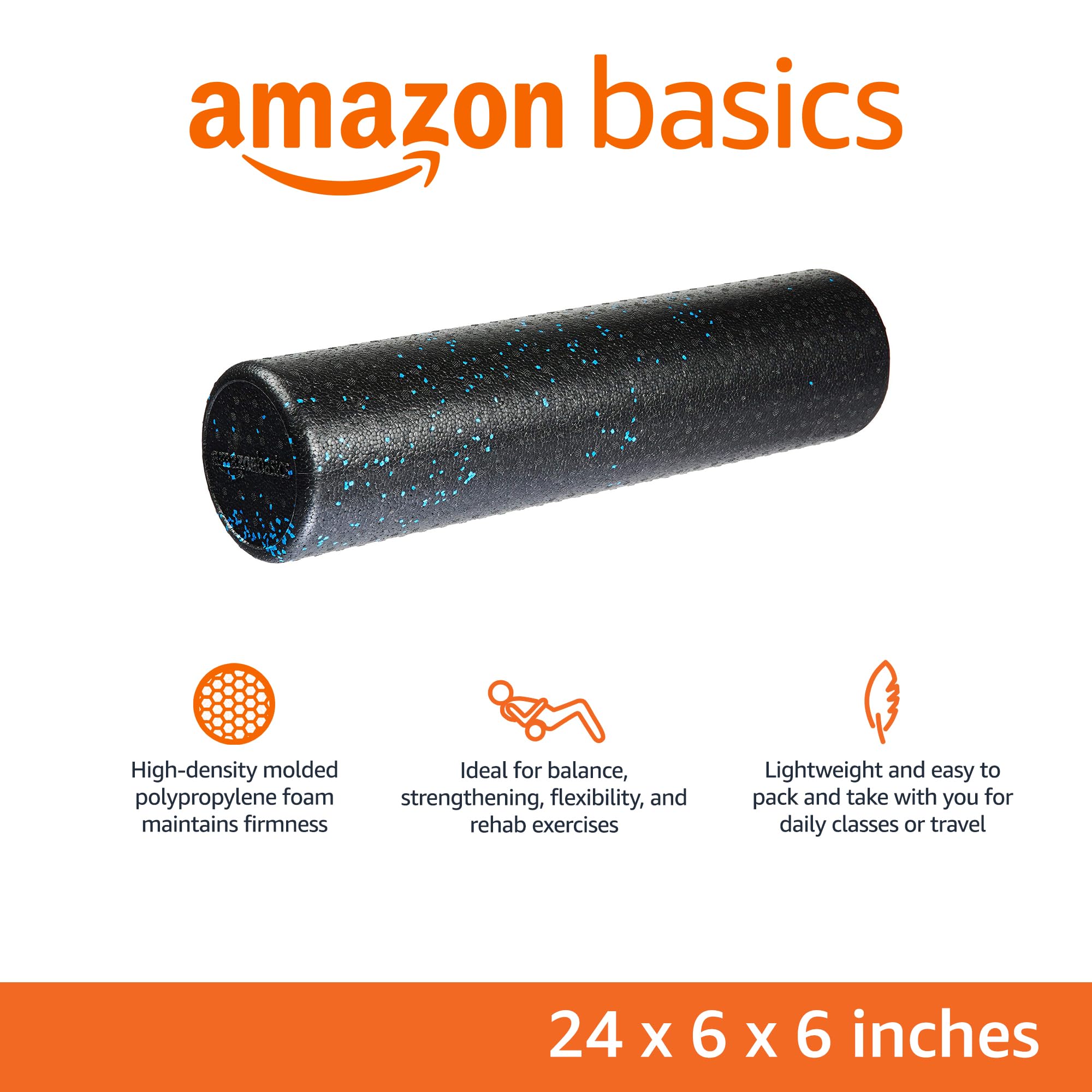 Amazon Basics High Density Foam Roller - 12