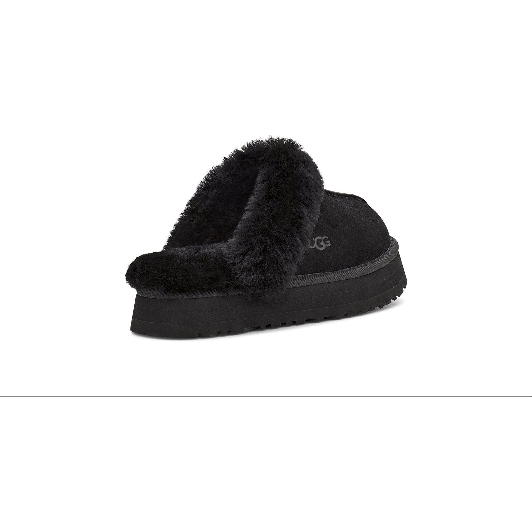 UGG Women's Disquette Platform Boots - Black Winter Snow Boots for Women | Comfortable & Stylish | Perfect for Cold Weather, Snow Days & Casual Outfits
