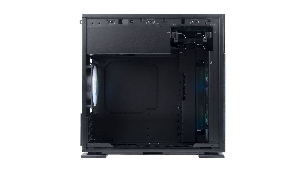 InWin 327 Micro ATX Gaming PC Case with 3 Luna AL120 ARGB Fans - Compact Tower for Esports & Streaming Setups