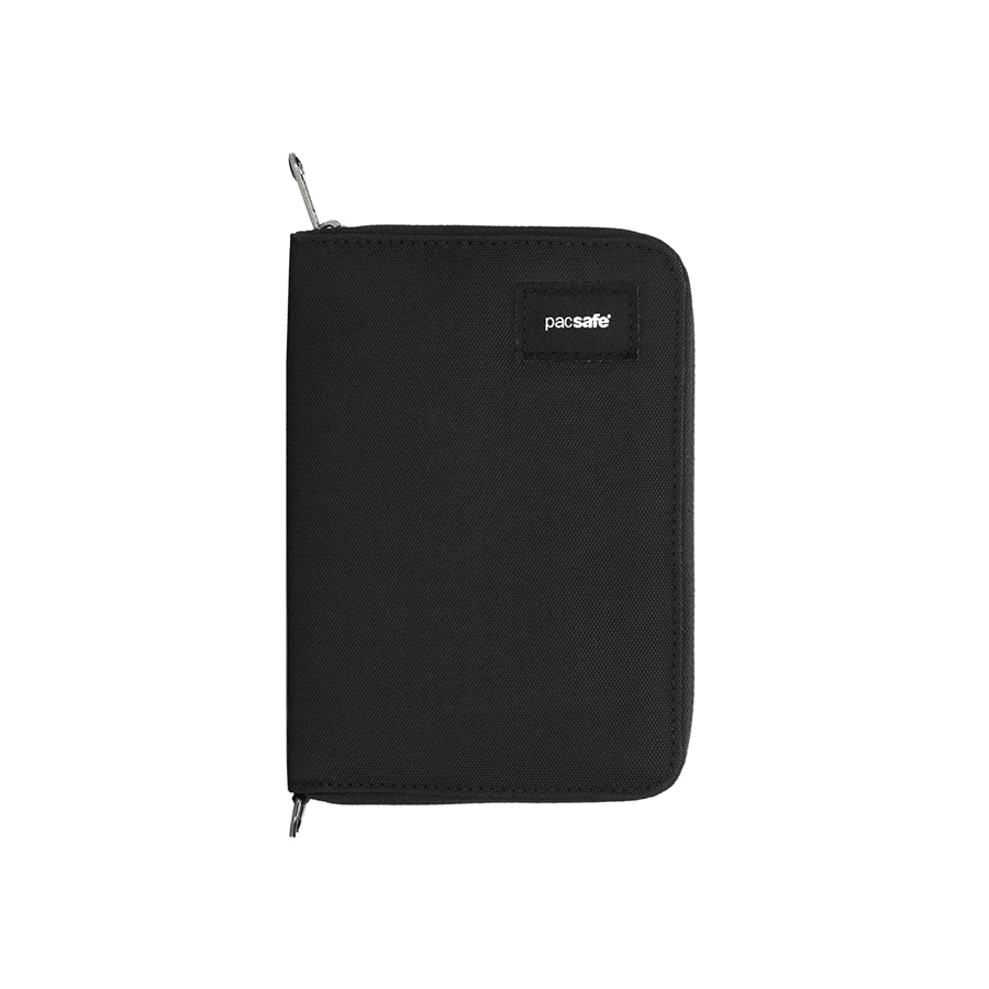 PACSAFE RFIDsafe Travel Organizer - Anti-Theft RFID Blocking Wallet for Passport & Credit Cards | Secure Travel Accessories for Men & Women | Perfect for Airports, Hotels & International Trips