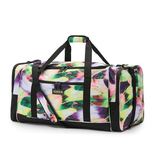 Tosca TCA798S C 53cm Sports Duffle Bag - Yellow/Feather - Perfect for Gym, Travel & Sports Gear Storage