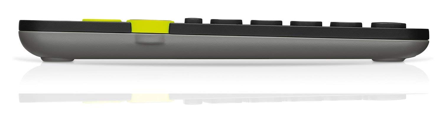 Logitech K480 Multi-Device Wireless Bluetooth Keyboard - Compatible with Windows, Mac, iPad, Android & Smartphones (Black) - Bulk Packaging - Perfect for Home Office, Remote Work & Multi-Tasking