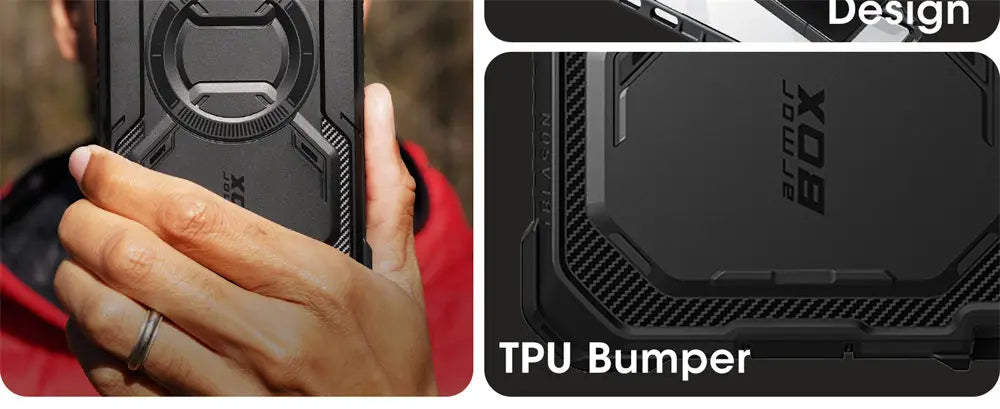 Galaxy S25 Ultra Case - BLASON Armorbox Full Body Protective Cover with Military-Grade Drop Protection | Perfect for Outdoor Adventures, Travel & Daily Use
