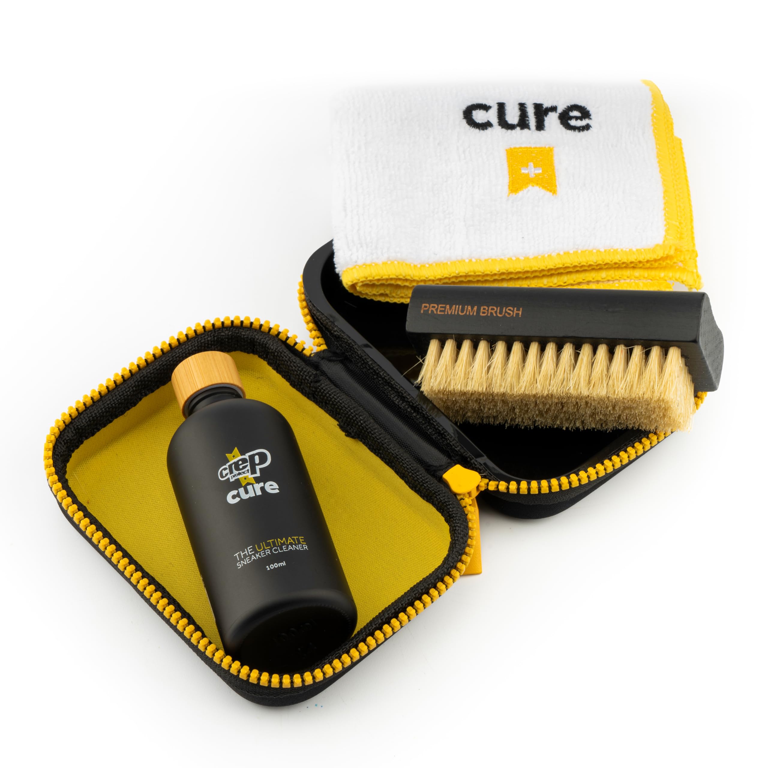 Crep Protect Cure Kit & Refill Cleaning Lotion with ForceField Fresh Block - Sneaker Cleaning & Protection Kit for Shoes, Sneakers & Leather Goods - Perfect for Gym, Sports & Daily Wear