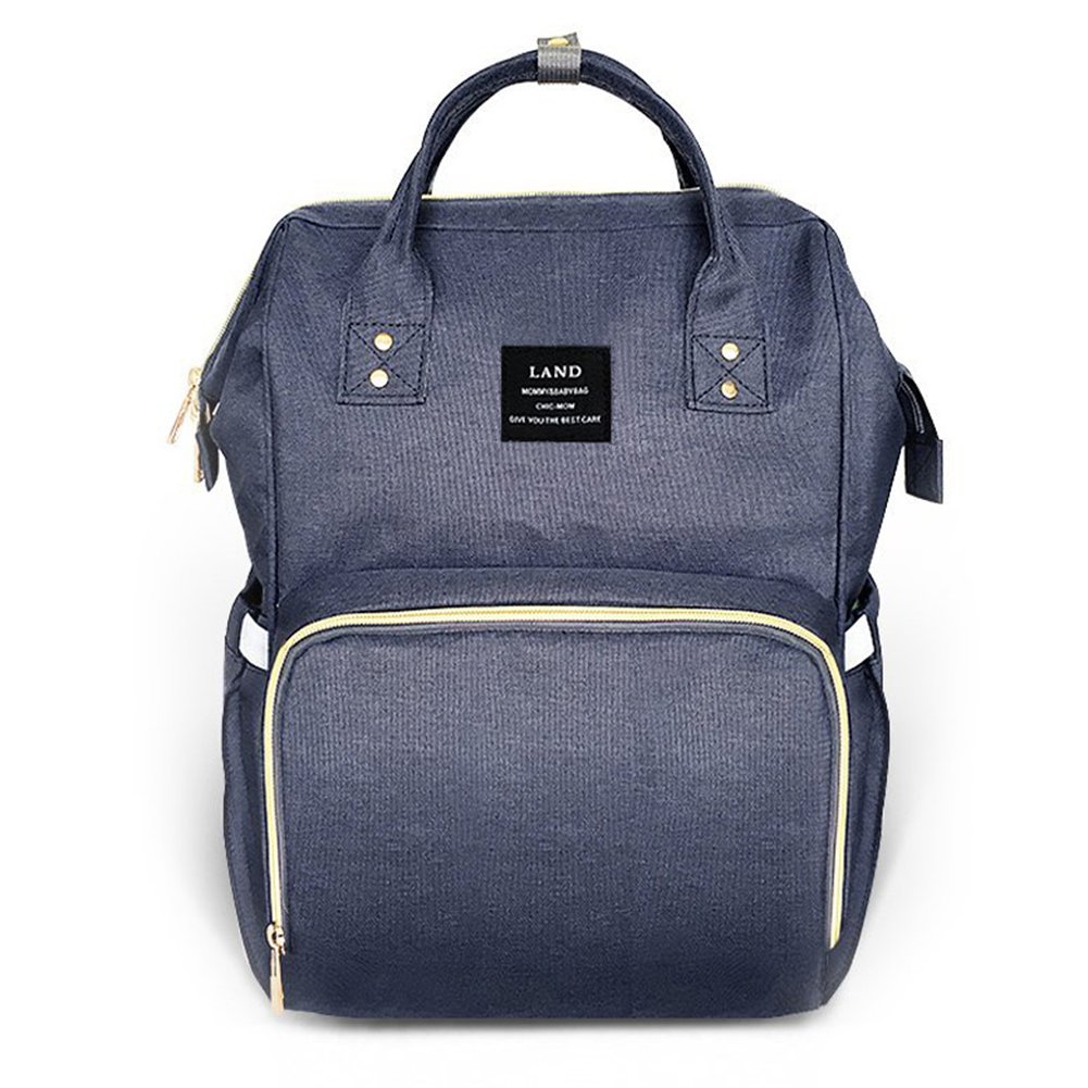 Ticent Waterproof Diaper Bag Backpack - Large Capacity Multi-Function Baby Travel Bag for Moms, Stylish & Durable Nappy Tote with Multiple Pockets (Dark Blue) - Perfect for Daycare, Travel & On-the-Go Parenting