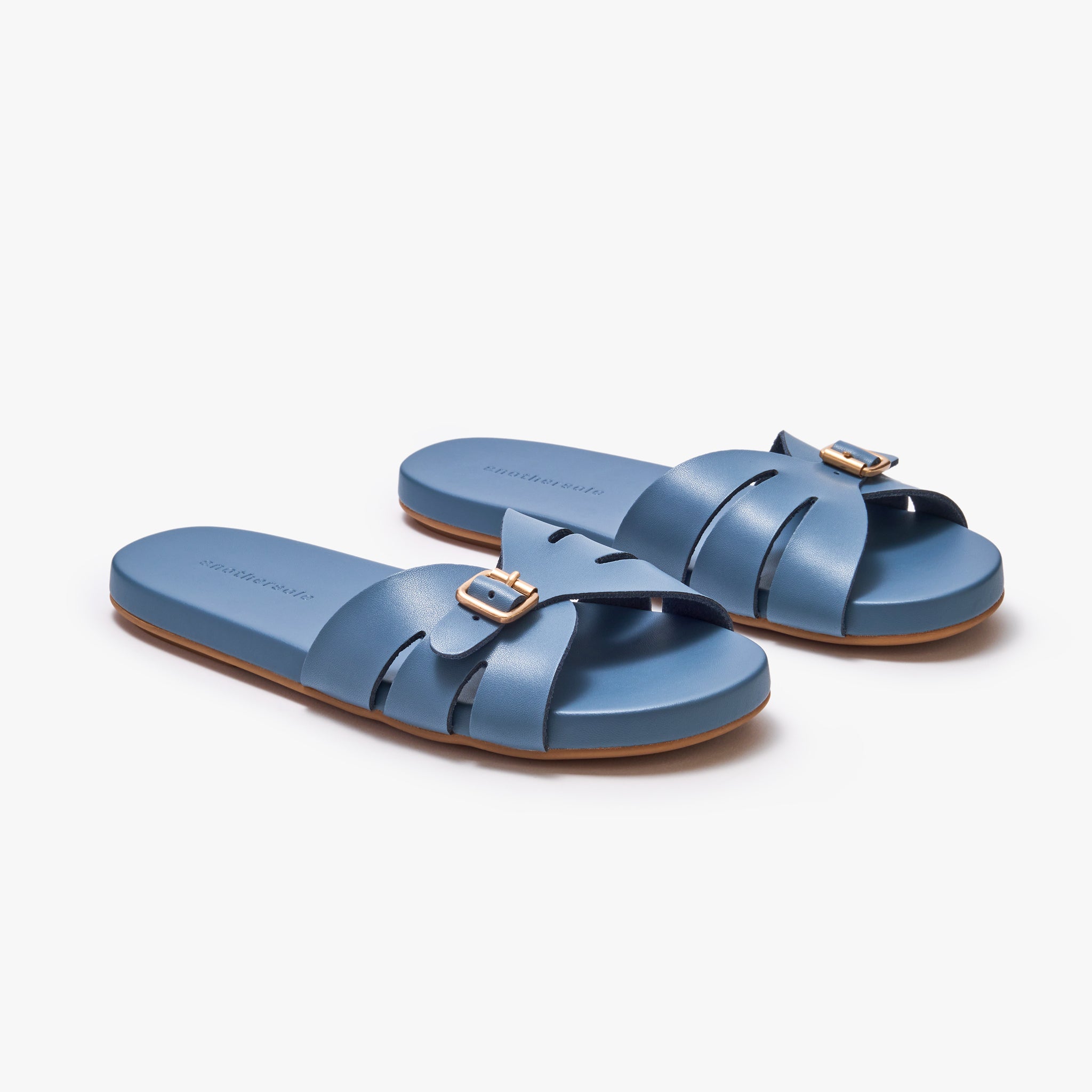 Sunday Slides Ash Blue - Comfortable & Stylish Women's Slides for Casual Wear, Beach, Pool, and Home Use