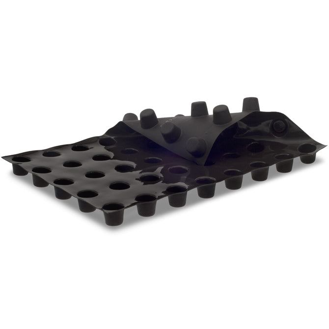 Flexipan 1.5oz Timbales Silicone Mold - 40 Cavity Mini Cake & Chocolate Molds for Baking, Candy Making, and Dessert Decorating - Perfect for Home Bakers and Professional Chefs