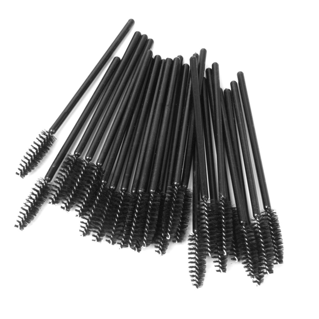 25PCS Disposable Eyelash Mascara Wands - Professional Eyelash Extension Brushes for Salon & Home Use - Perfect for Lash Artists, DIY Makeup & Beauty Enthusiasts