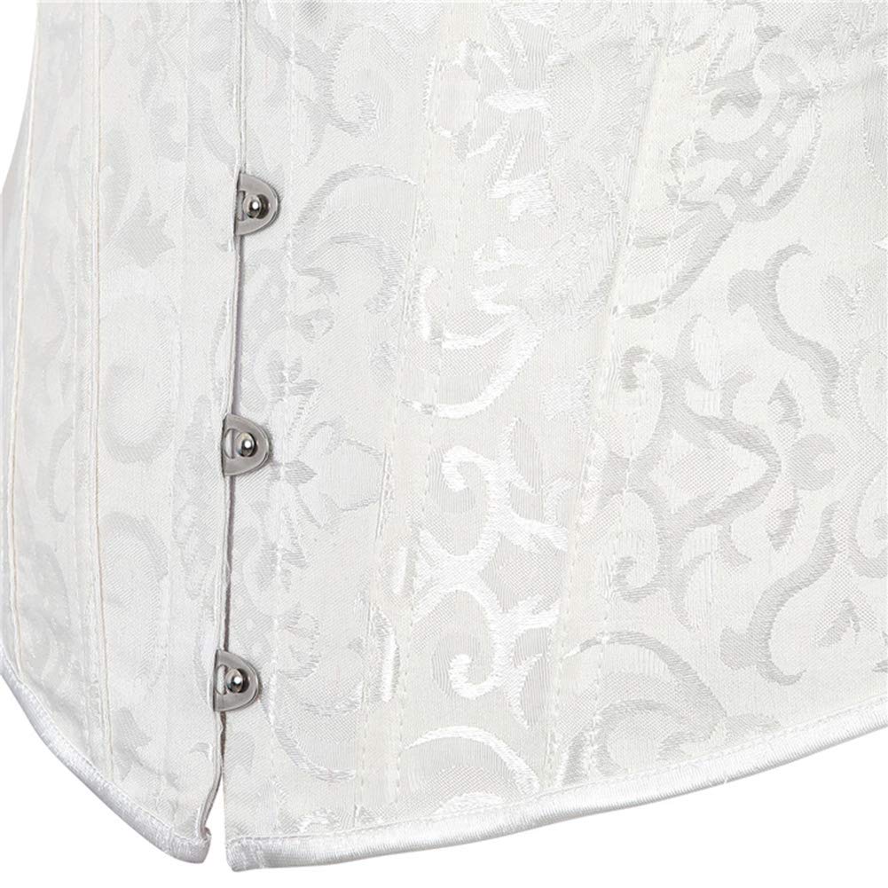 SHYMMUO Women's Lace Corset Top - Sexy Bustier Lingerie with Lace Sleeves & Lace-Up Design for Waist Training | Perfect for Valentine's Day, Boudoir Photography & Burlesque Costumes