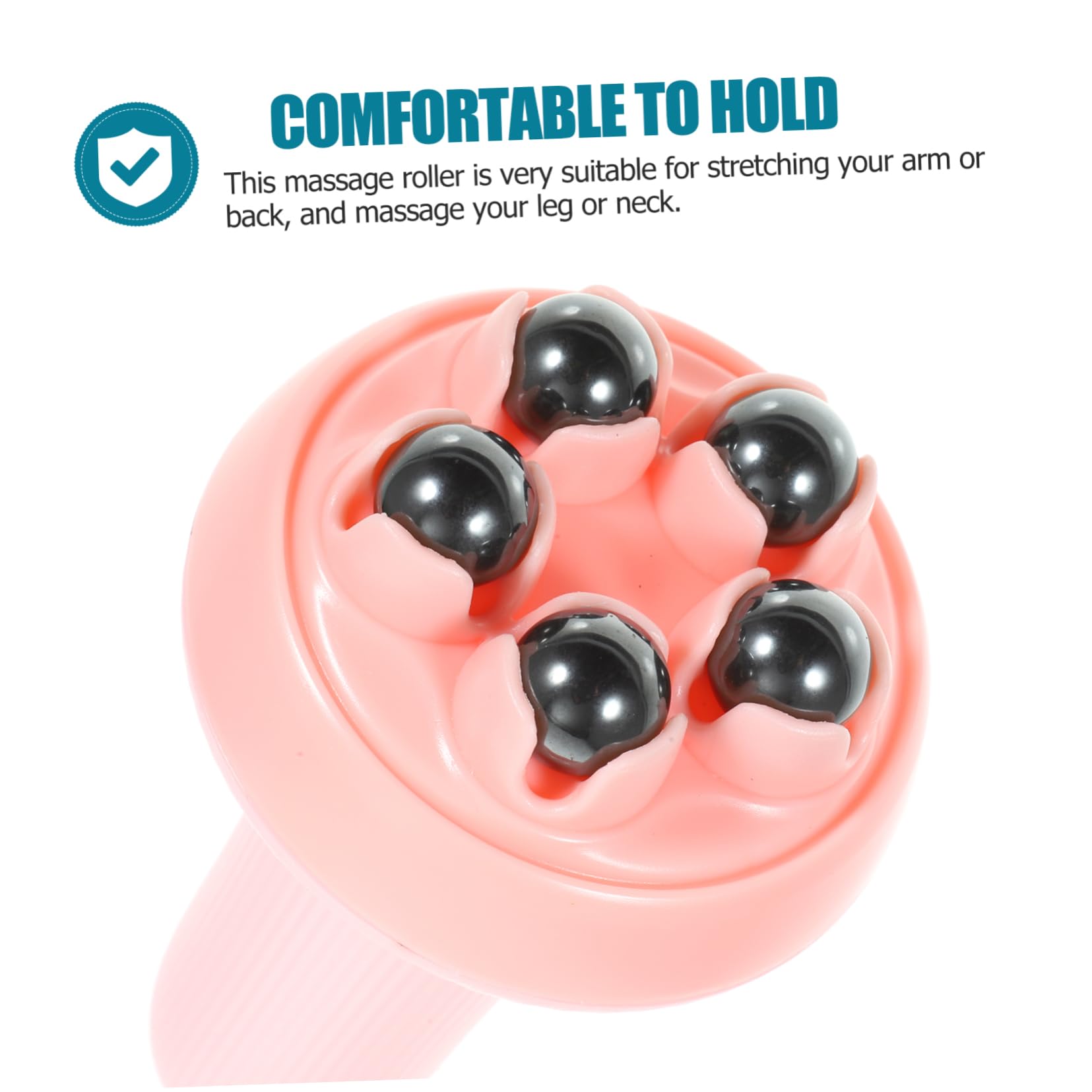 GLEAVI Portable Roller Massager - Handheld Body Massage Tool for Arms, Waist & Muscles | Durable ABS Construction | Perfect for Home Relaxation, Office Stress Relief & Post-Workout Recovery