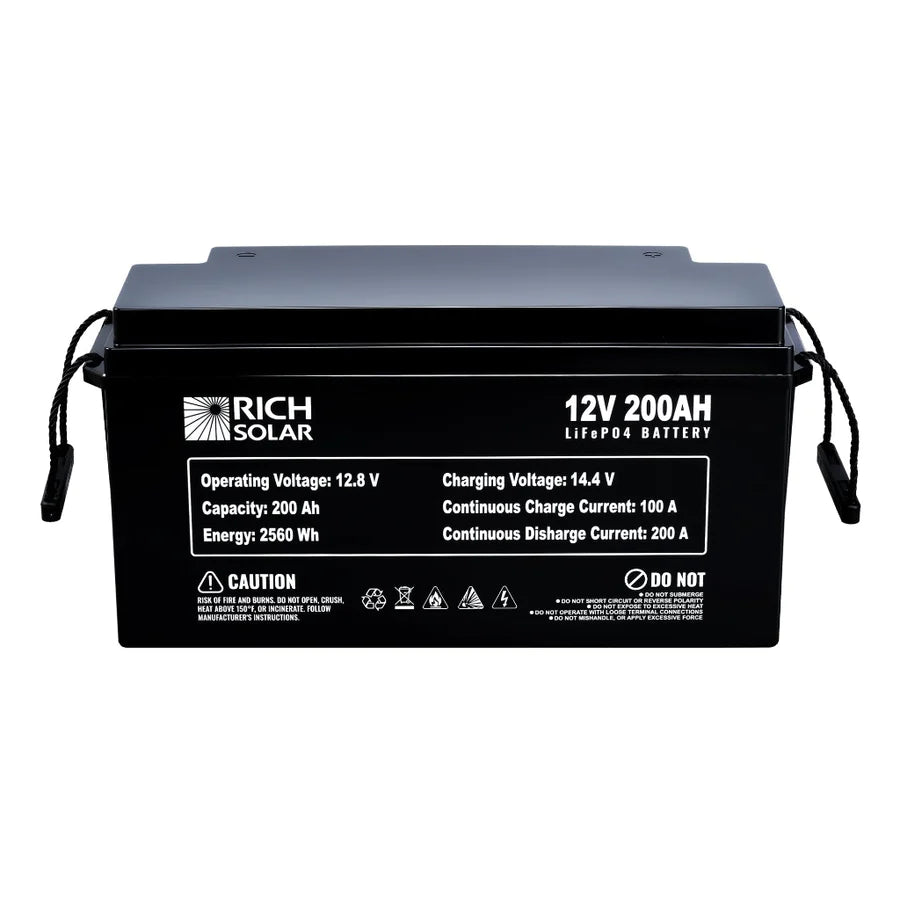 Complete 200W 12V RV Solar Panel Kit with 30A/50A DC Charger & Battery Bank | Off-Grid Power for RV, Camper, Van Life & Mobile Homes | Perfect for Camping, Road Trips & Remote Living