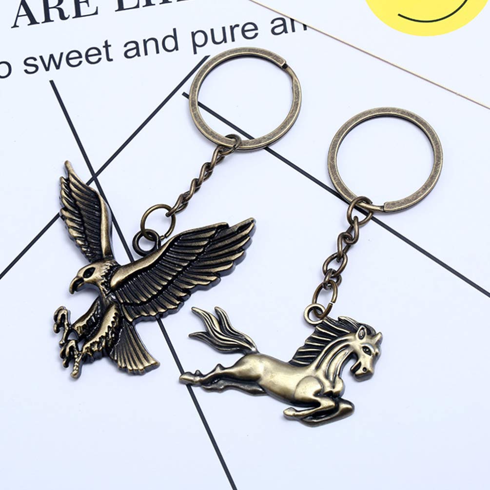 2pcs Alloy Keychain Bag Hanging Pendant - Stylish Handbag Decor & Wallet Accessories, Car Key Ring for Women Men - Perfect for Gifts, Travel, Daily Use and Key Organization