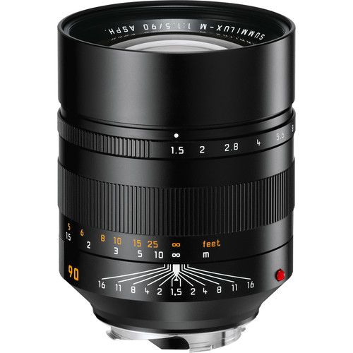 Leica Summilux M 90mm f/1.5 ASPH. Lens - Professional Fast Aperture Prime Lens for Leica M Cameras - Perfect for Portrait, Low Light & Street Photography