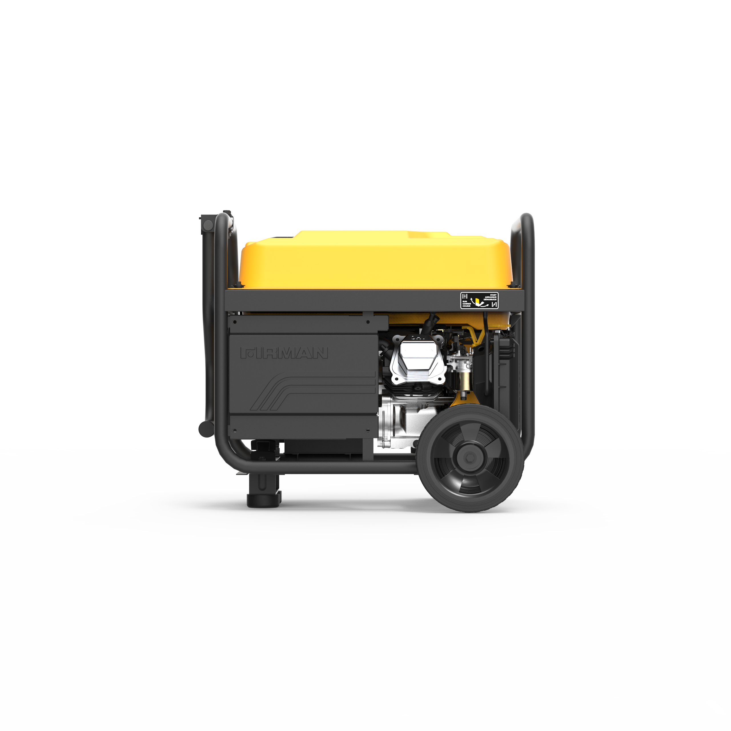 4550W/3650W Remote Start Gas Powered Portable Generator - cETL Certified with Wheel Kit for Home Backup, Camping & Outdoor Power Supply