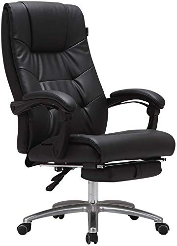 YUYTIN Ergonomic Executive Office Chair - 170 Degree Reclining with Footrest & Rocking Function, High-Density Foam & PU Leather - Perfect for Home Office, Gaming, and Conference Rooms