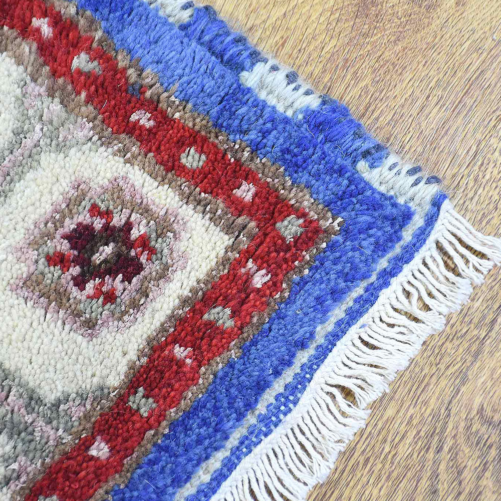 Handmade Afghan Rug - Premium Hand Knotted Wool Carpet for Living Room, Bedroom & Home Decor | Traditional Oriental Design | Durable & Soft Floor Covering
