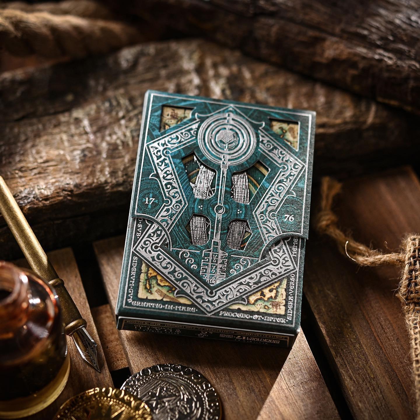 Eye of the Ocean Playing Cards - Premium Waterproof Poker Cards for Magic Tricks & Card Games - Perfect for Travel, Beach Parties, and Casino Nights