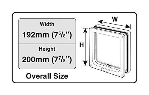Lockable Cat Door for Indoor & Outdoor Pet Access